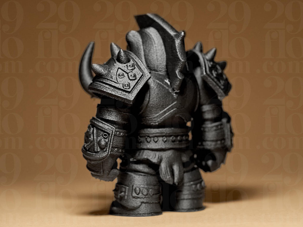 Warrior Mammoth Miniature | Fantasy Figur Mammut | Krieger Statue | Dark Art Deko Fehn-factory.de
