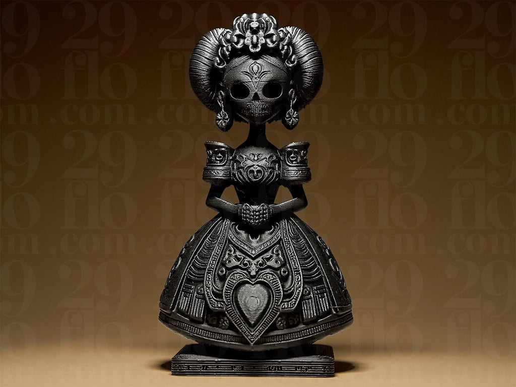 Dia Dos Muertos Figurine | La Catrina Statue | Gothic Skulptur | Dark Art Deko Fehn-factory.de