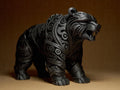 Designer Bear Sculpture | Bär Figur Statue | Ornamental Dark Art | Gothic Deko Skulptur Fehn-factory.de