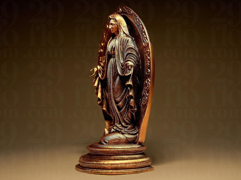 Virgin Mary Statuette | Heilige Maria Figur Relief | Sakrale Kunst Skulptur | Dark Art Fehn-factory.de