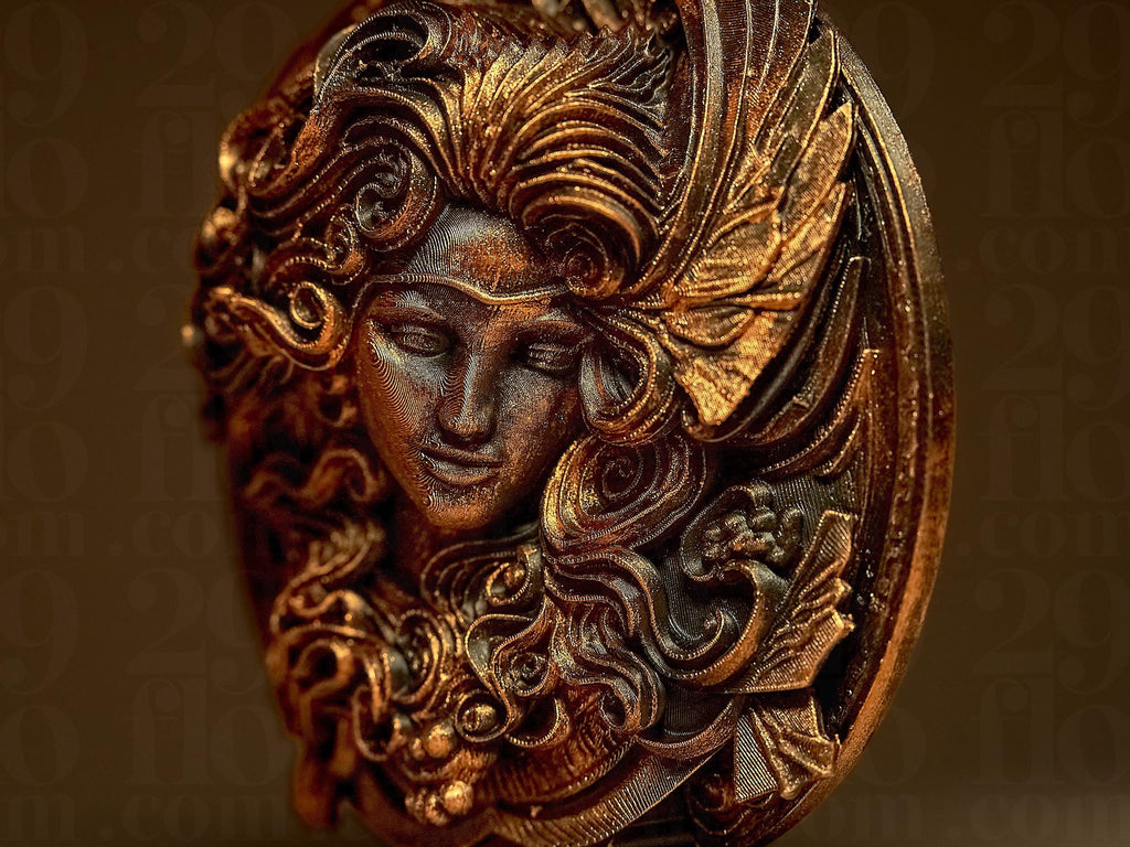 Virgo The Virgin Zodiac Statue | Jungfrau Figur Skulptur | Ornamental Dark Art | Sternzeichen Fehn-factory.de