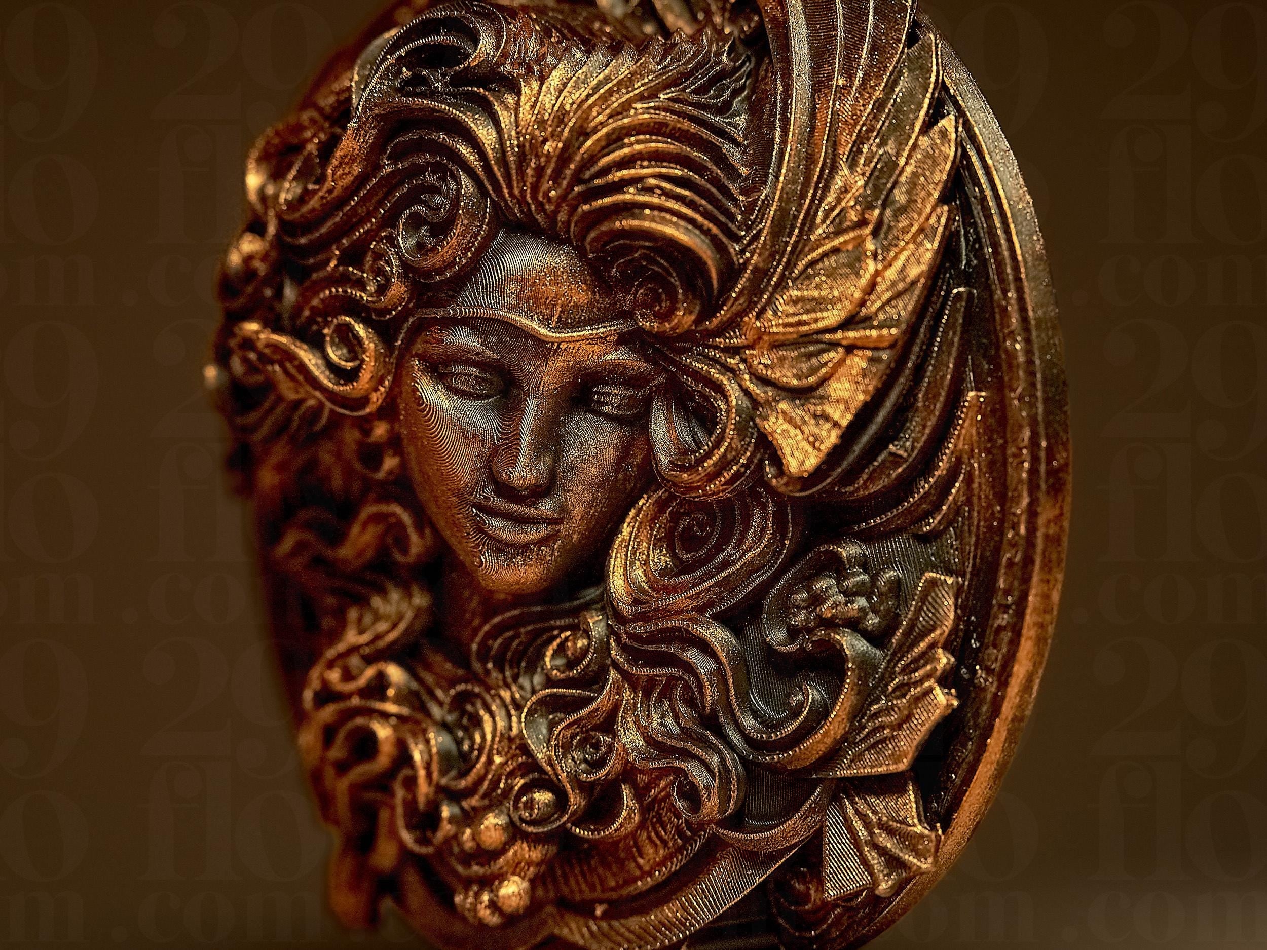 Virgo The Virgin Zodiac Statue | Jungfrau Figur Skulptur | Ornamental Dark Art | Sternzeichen Fehn-factory.de