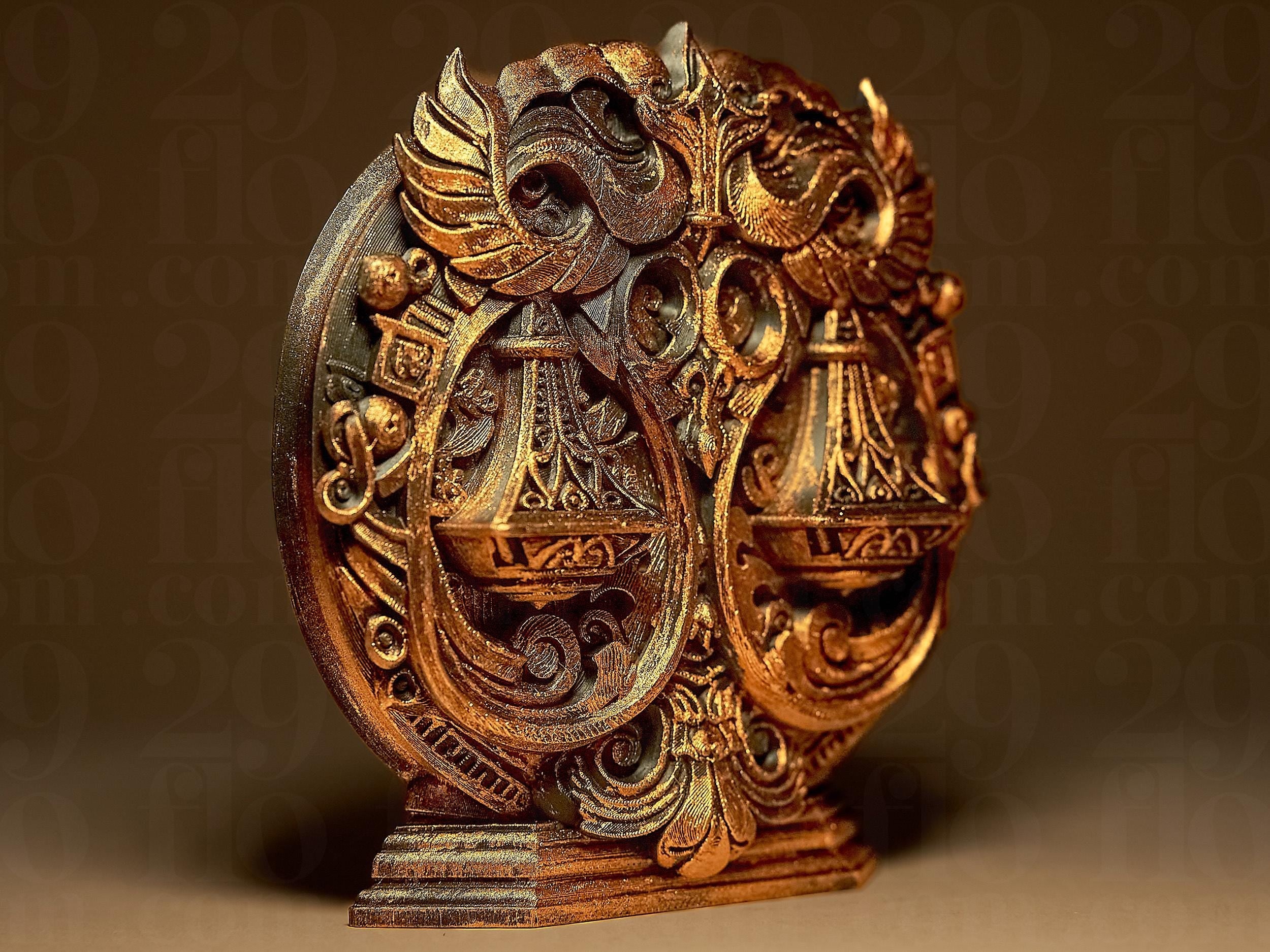 Libra The Scales Zodiac Statue | Waage Figur Skulptur | Ornamental Dark Art | Sternzeichen Fehn-factory.de