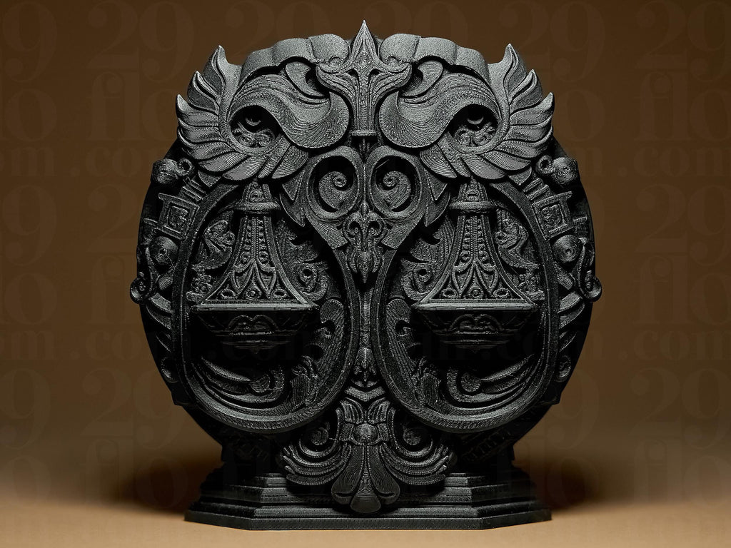 Libra The Scales Zodiac Statue | Waage Figur Skulptur | Ornamental Dark Art | Sternzeichen Fehn-factory.de