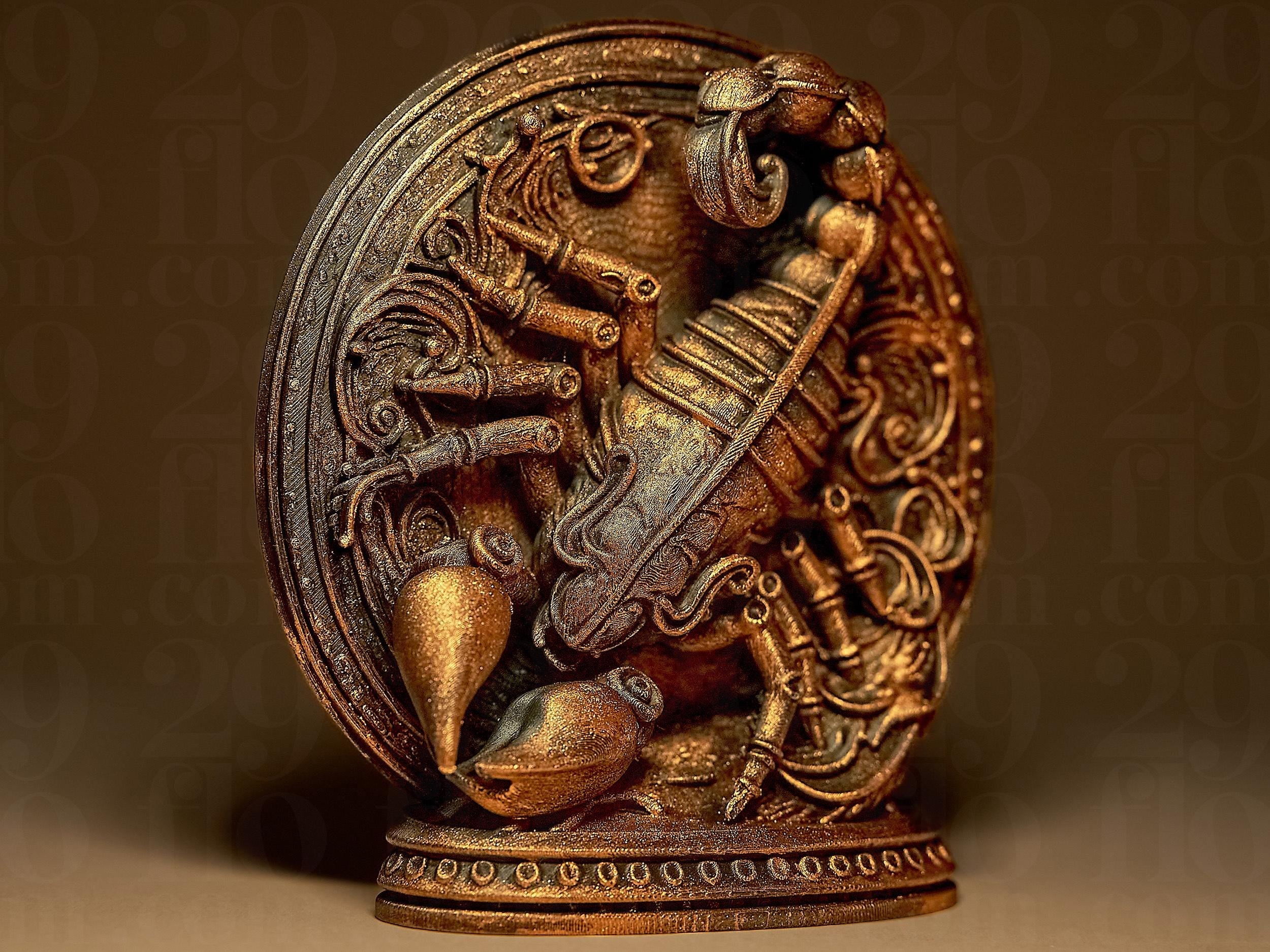 Scorpio The Scorpion Zodiac Statue | Skorpion Figur Skulptur | Ornamental Dark Art | Sternzeichen Fehn-factory.de