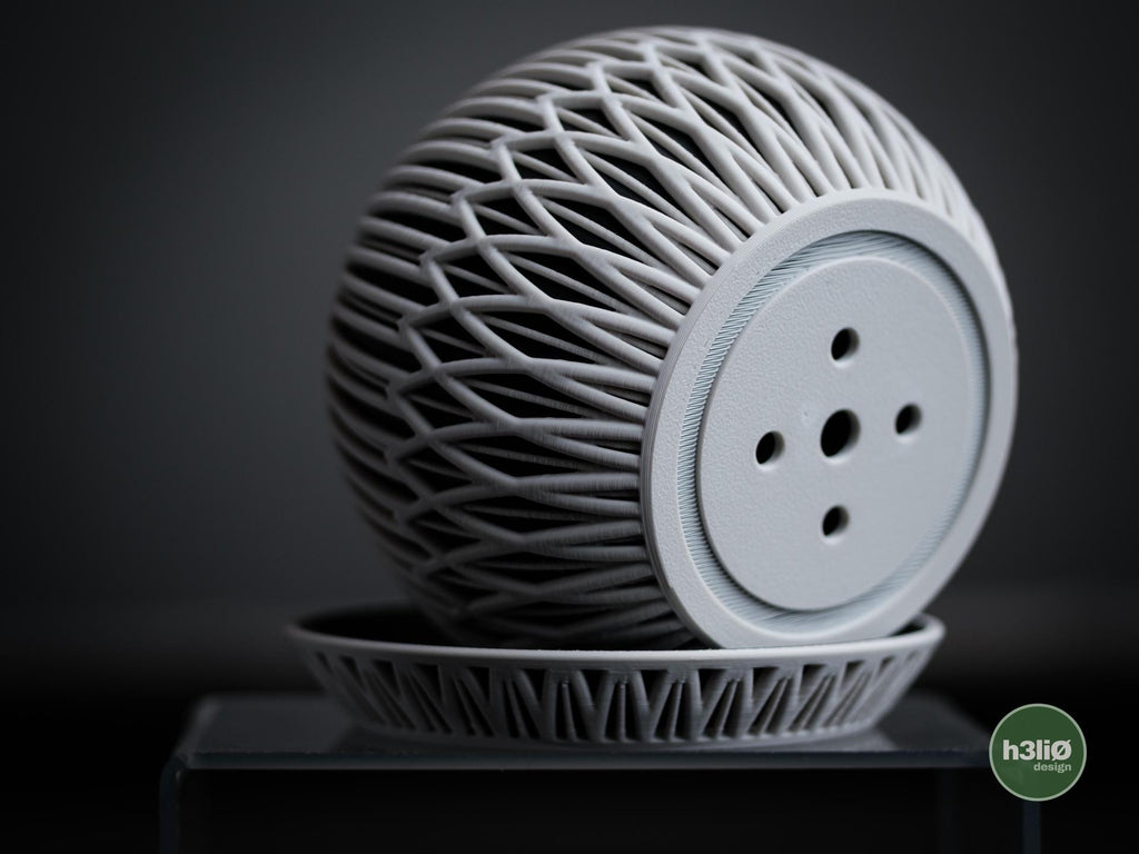 zyra planter | Moderner 3D Druck Blumentopf | Art Deco Übertopf | Design Deko Topf