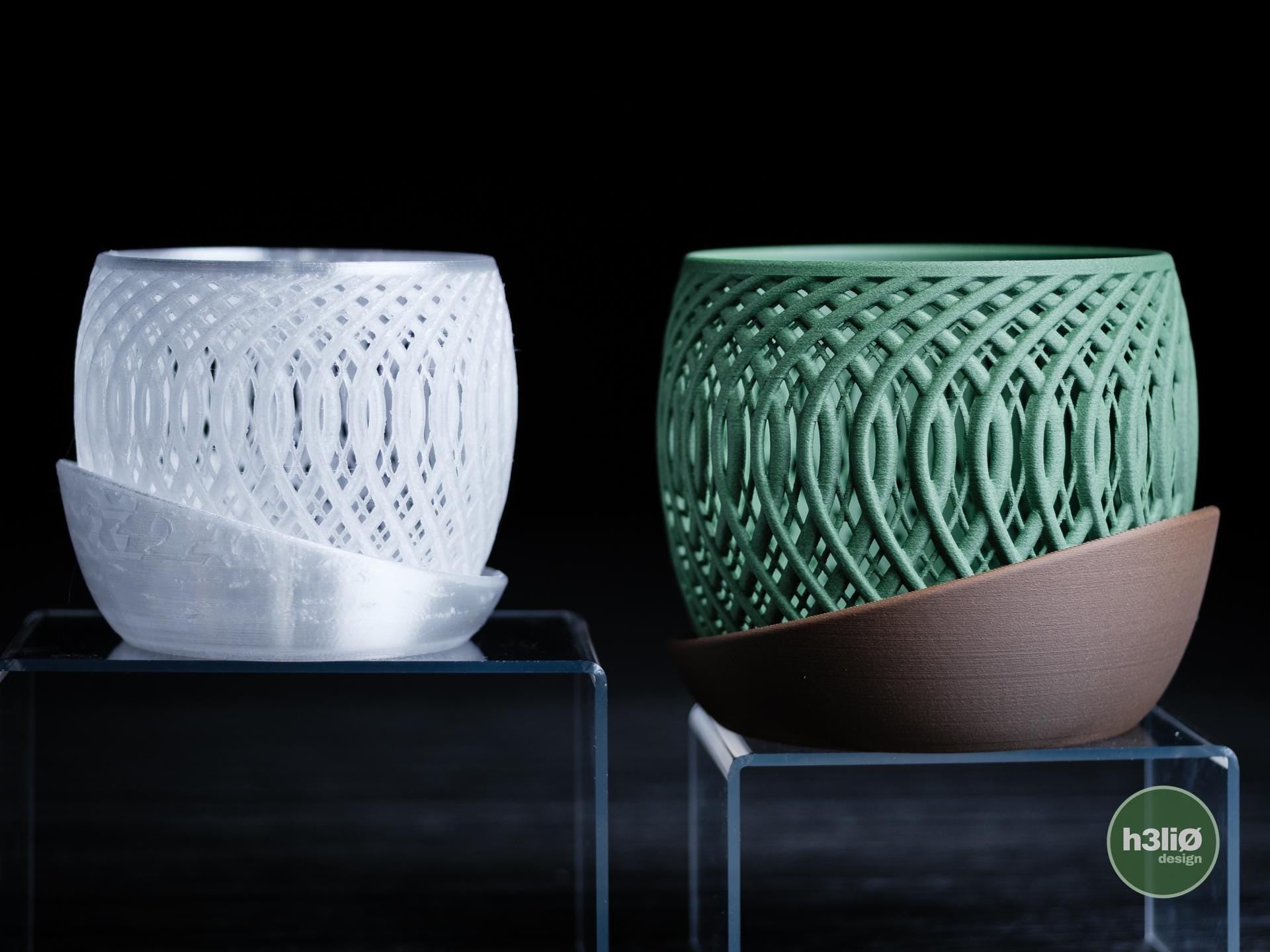 Quasar Orchid Planter | Moderner 3D Druck Orchideentopf | Übertopf Design Deko