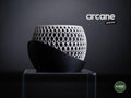 Arkane Pflanzgefäß | Moderner 3D Druck Blumentopf | Geometrischer Übertopf | Design Deko