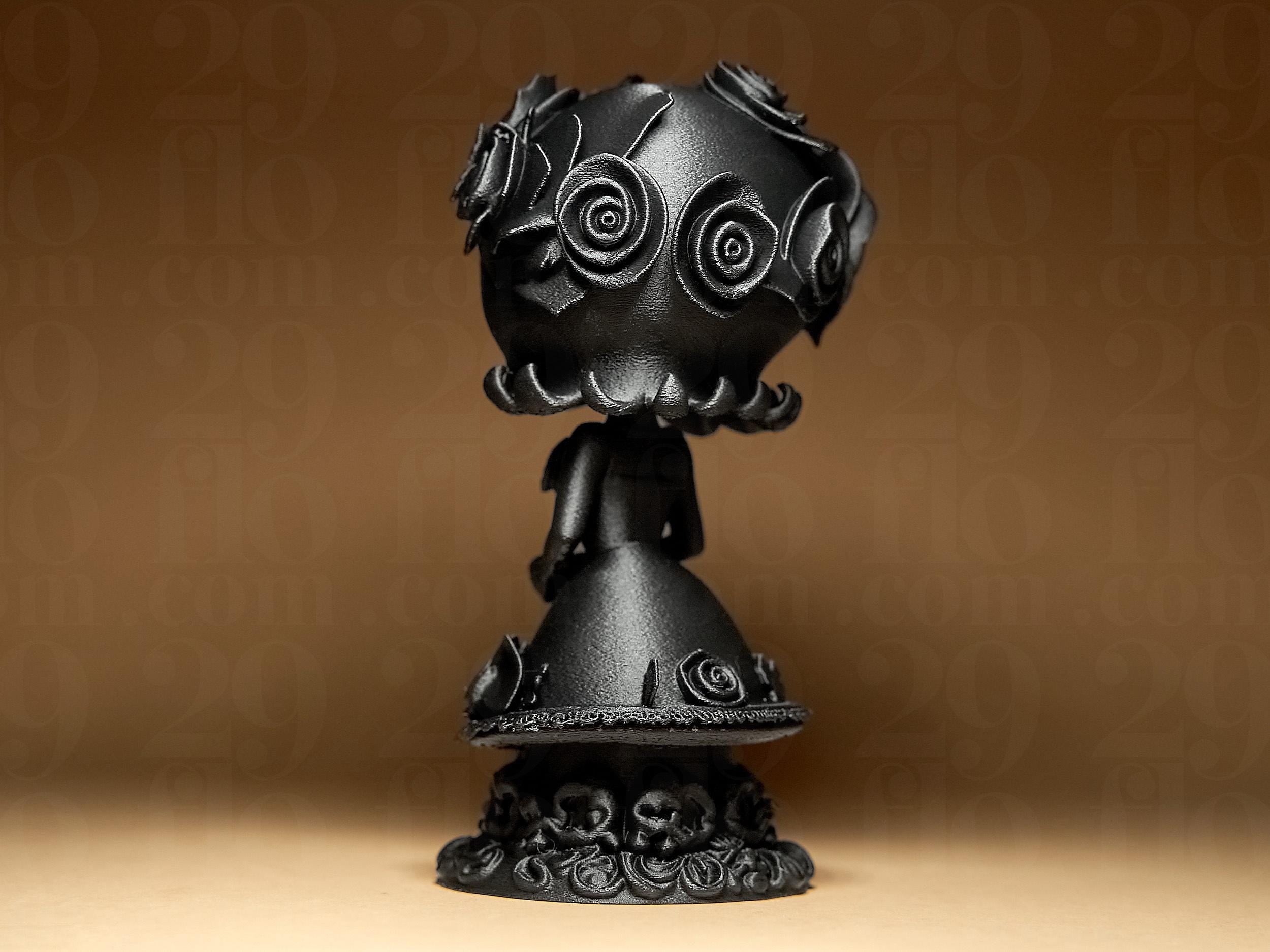 Dia de los Muertos Doll – elegante Totentags Figur mit Rosen – mystische Deko für Halloween & Sammler Fehn-factory.de