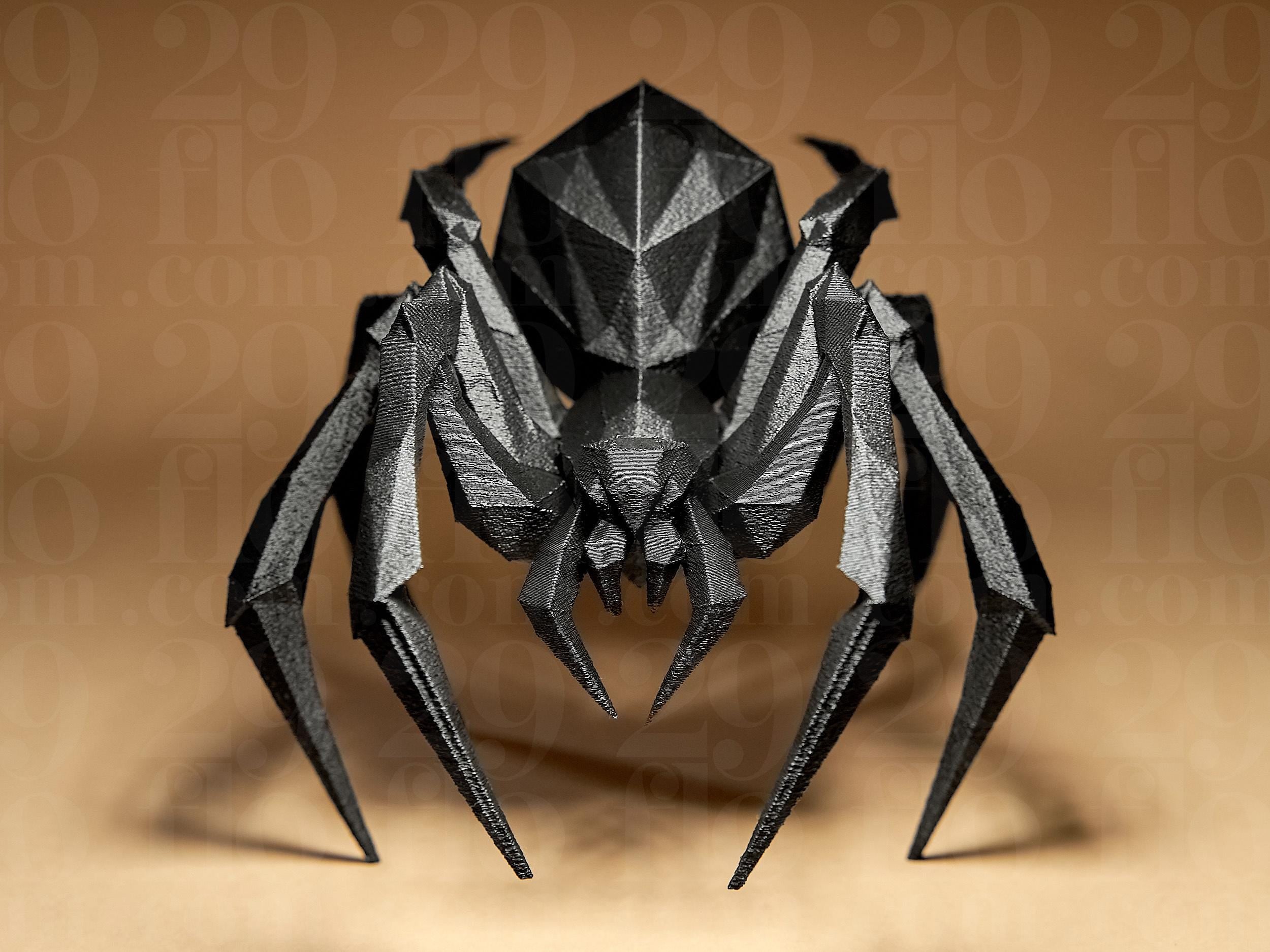 Geometric Spider Figurine – moderne Spinnen Deko für Halloween & stylisches Grusel-Design Fehn-factory.de