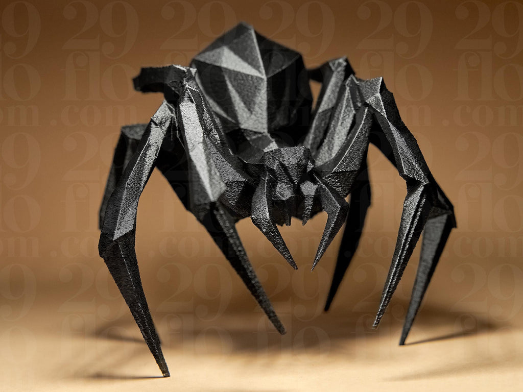 Geometric Spider Figurine – moderne Spinnen Deko für Halloween & stylisches Grusel-Design Fehn-factory.de