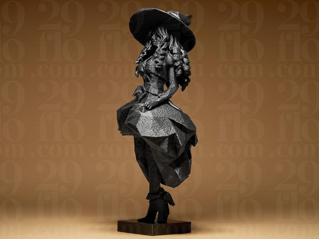 Playful Witch Figurine – stilvolle Hexen Deko im modernen geometrischen Design Fehn-factory.de
