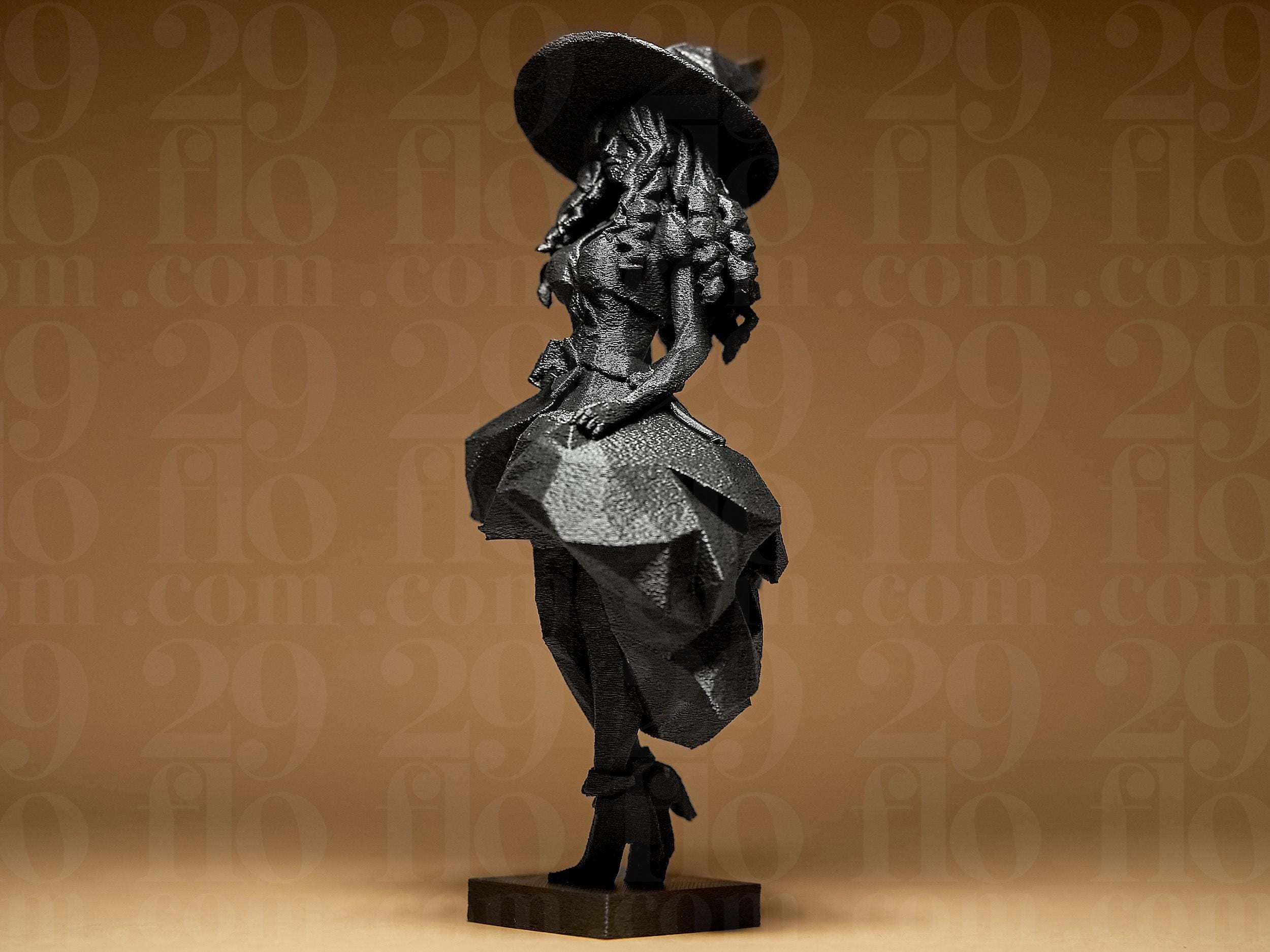 Playful Witch Figurine – stilvolle Hexen Deko im modernen geometrischen Design Fehn-factory.de