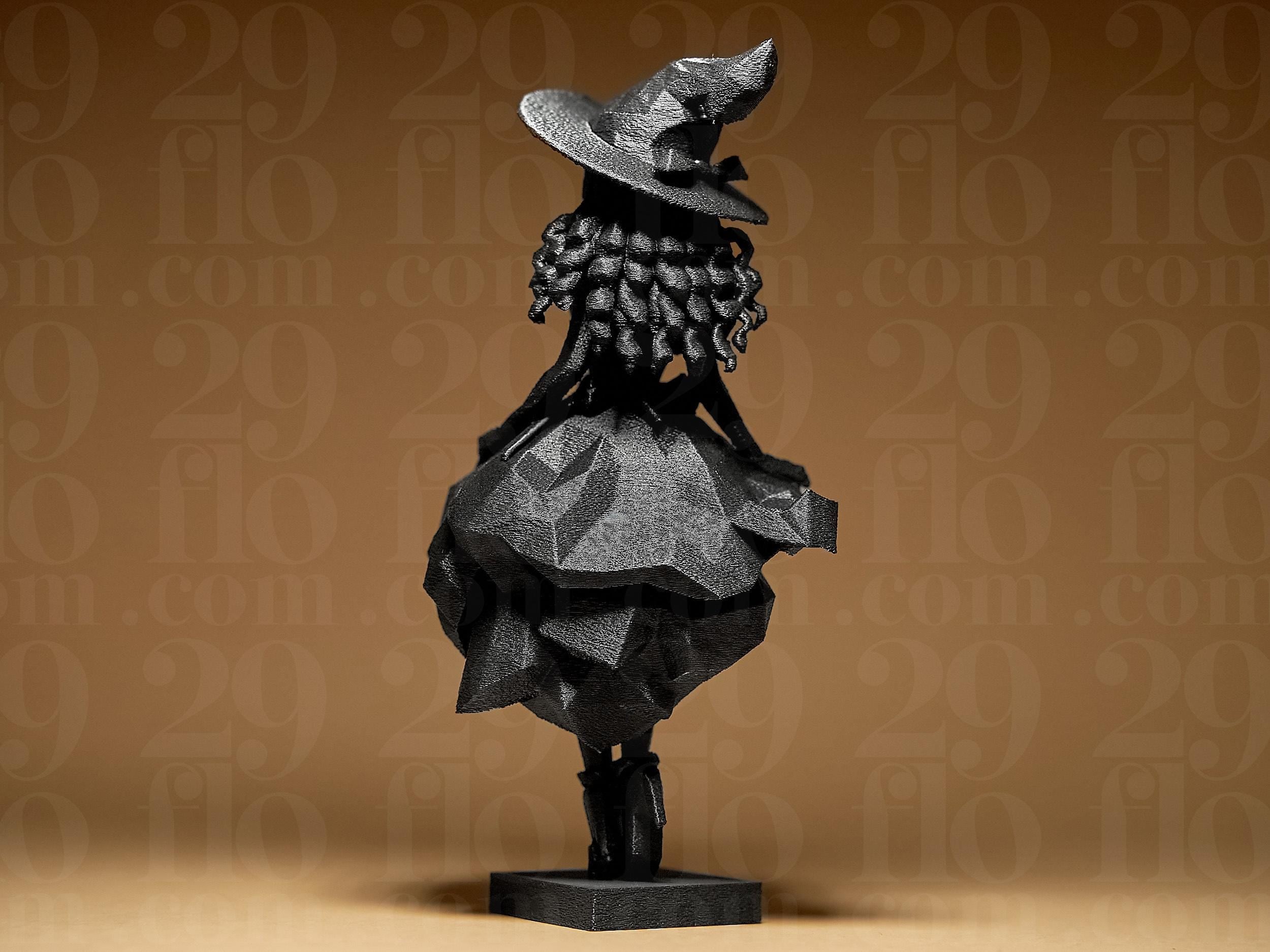 Playful Witch Figurine – stilvolle Hexen Deko im modernen geometrischen Design Fehn-factory.de