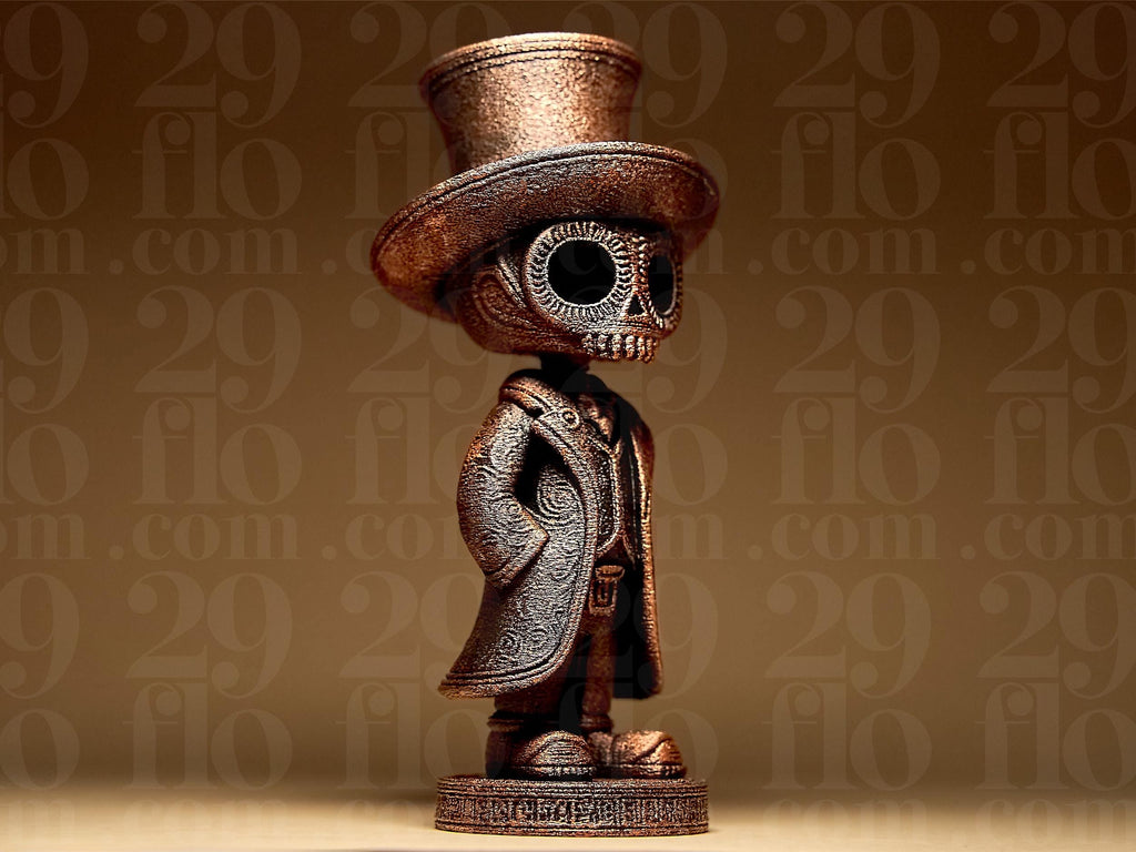 Dia Dos Muertos Man Figurine – elegante Skull Figur im mexikanischen Stil für Halloween & moderne Deko Fehn-factory.de