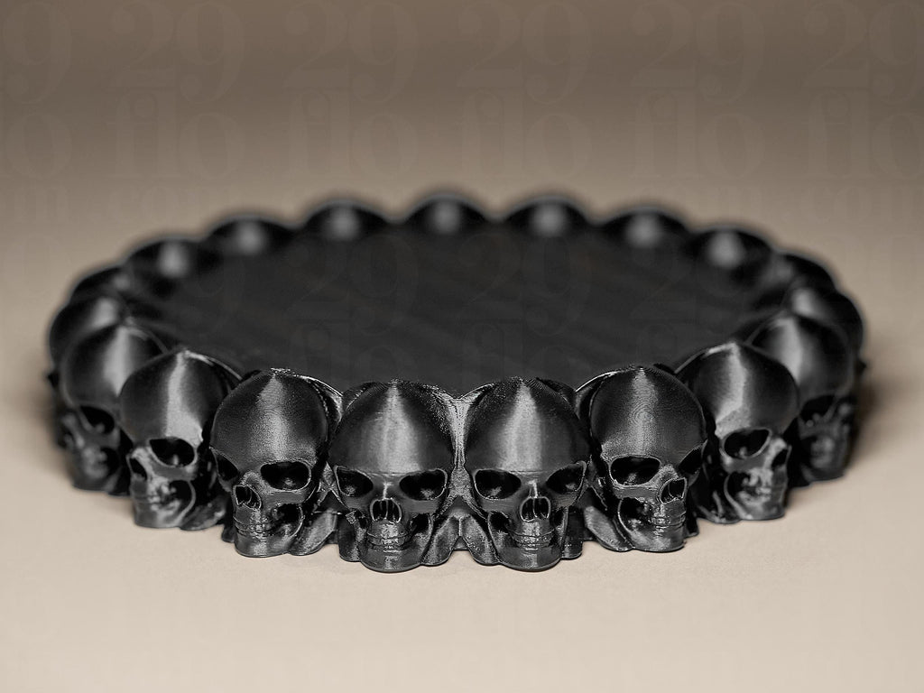 Skull Coaster – stylischer Totenkopf Untersetzer für Becher & Gläser im Gothic Design Fehn-factory.de