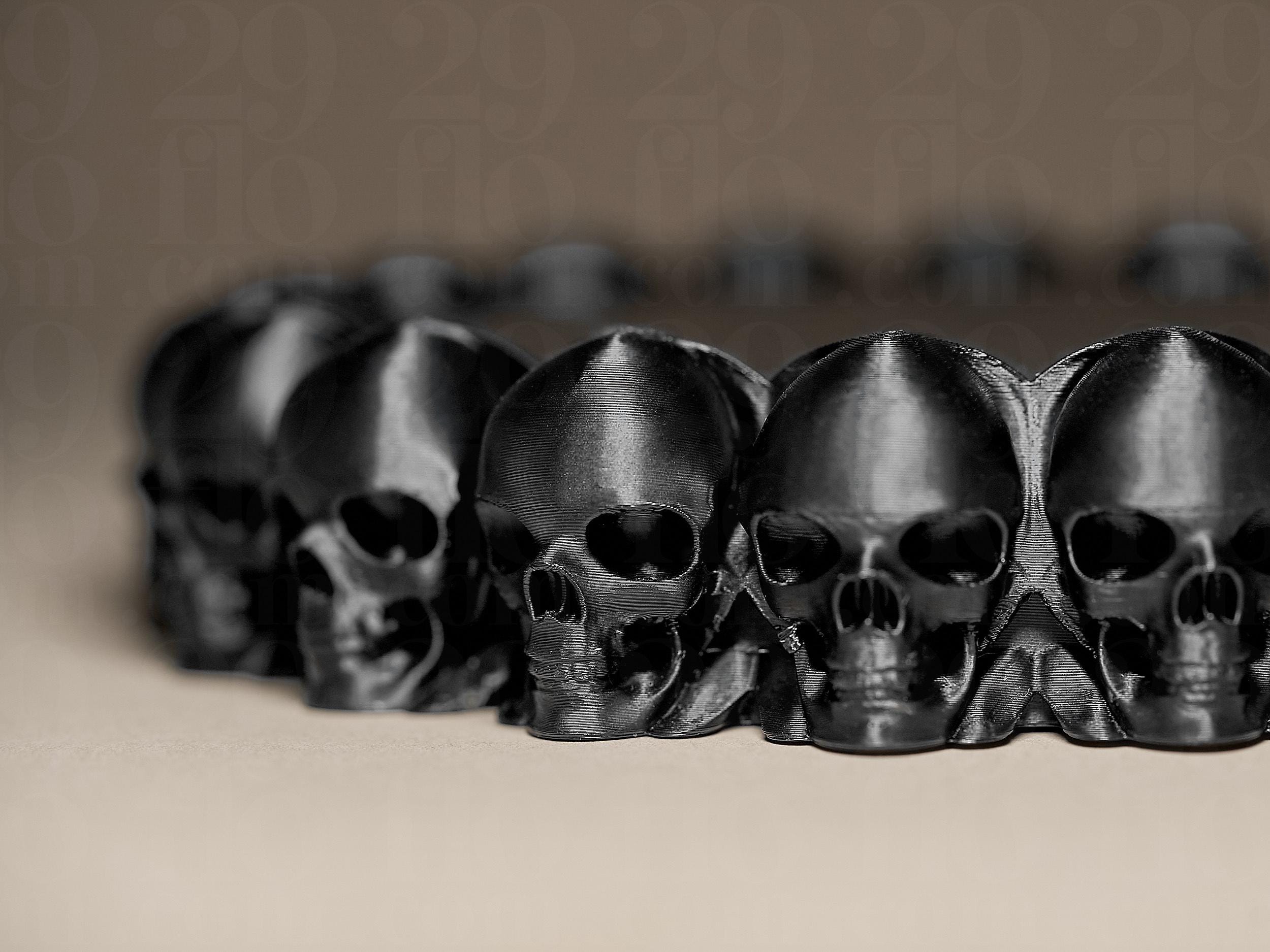 Skull Coaster – stylischer Totenkopf Untersetzer für Becher & Gläser im Gothic Design Fehn-factory.de