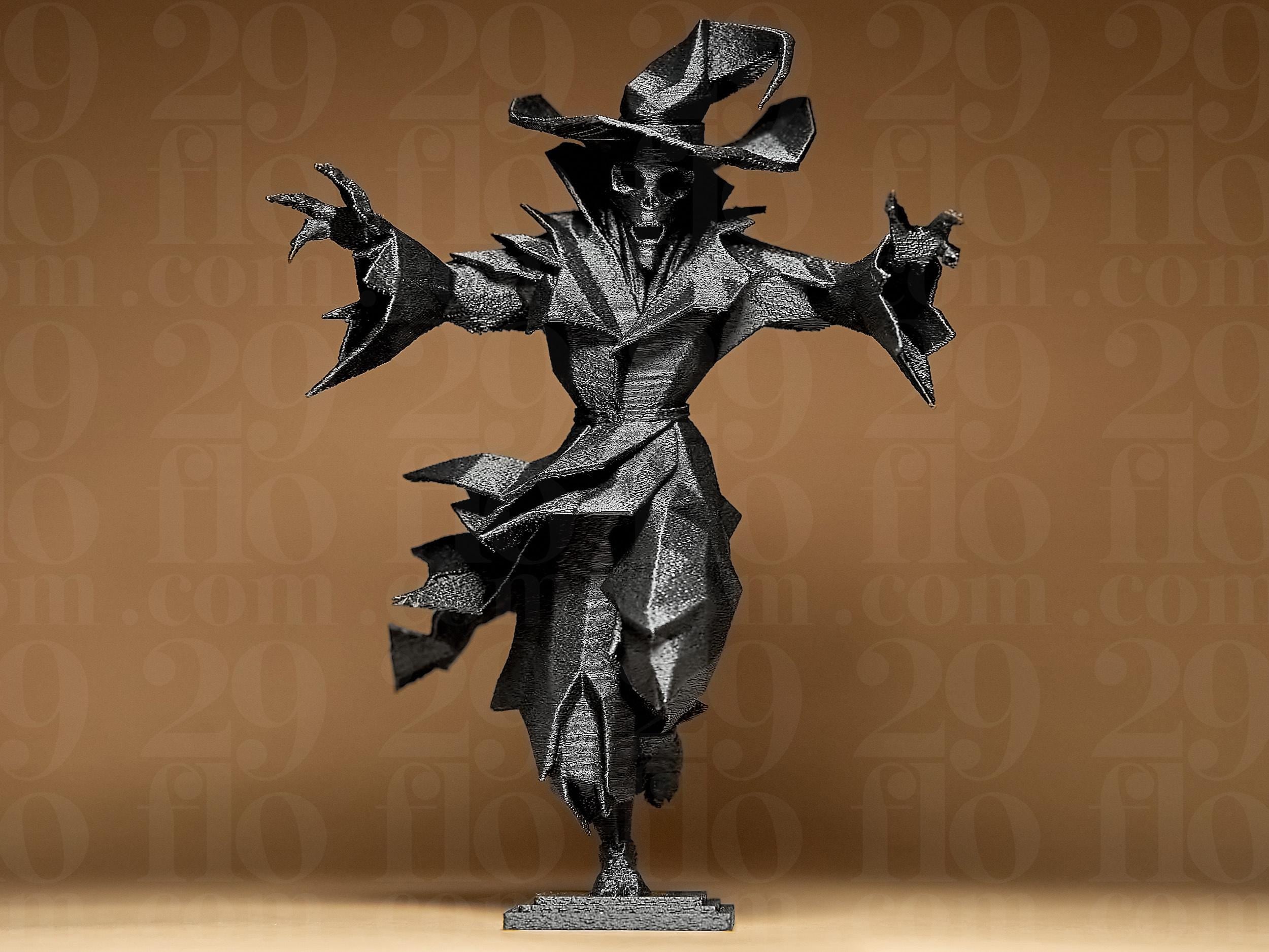 Scarecrow Geometric Figurine – moderner Horror-Vogelscheuchen Dekofigur für Halloween & Sammler Fehn-factory.de