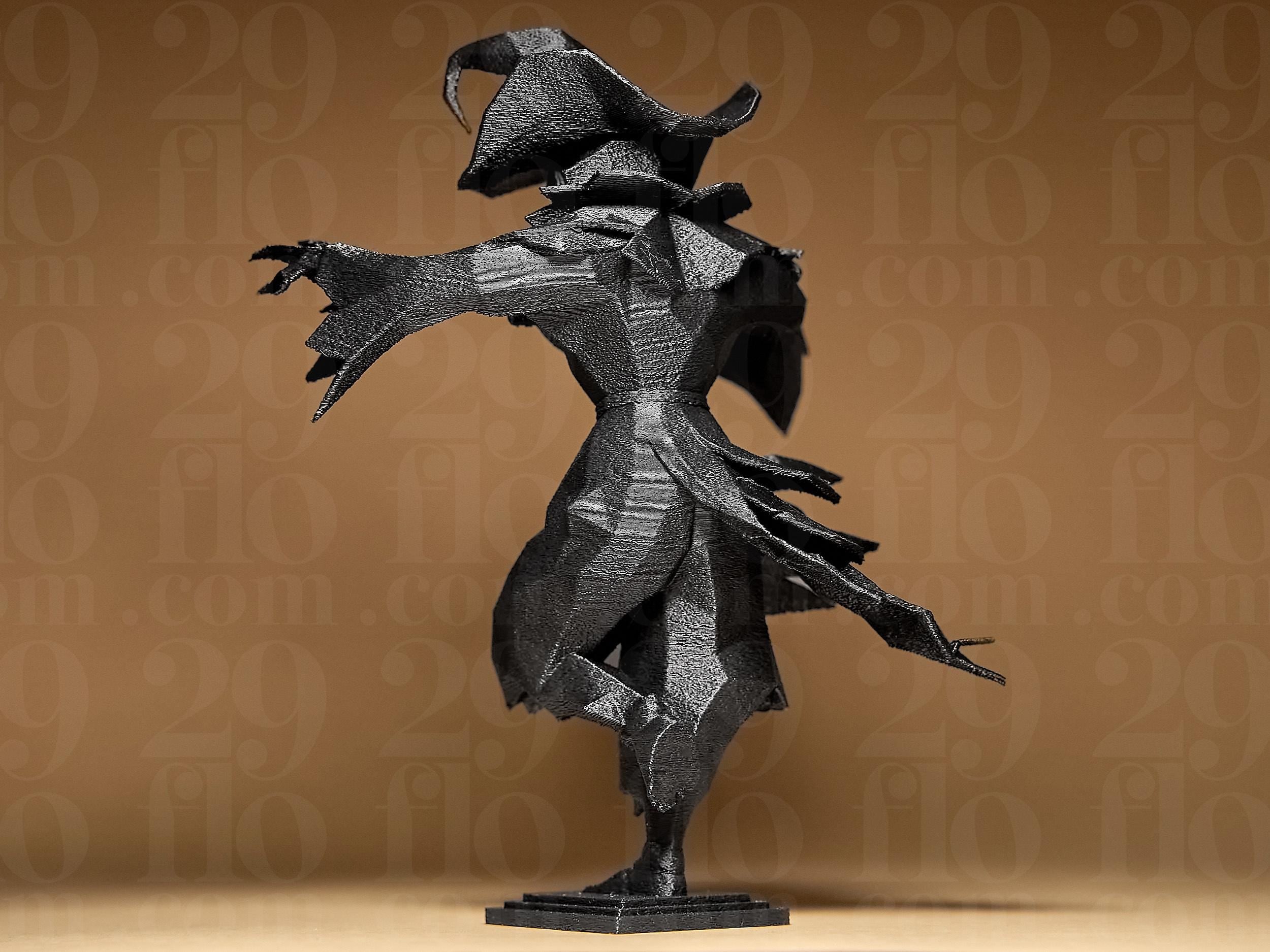 Scarecrow Geometric Figurine – moderner Horror-Vogelscheuchen Dekofigur für Halloween & Sammler Fehn-factory.de