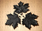 Ahornblatt Schalen – Set aus 3 Deko-Schalen im Kupfer-Schwarz oder Schwarz Matt | Herbstliche Tischdeko & Geschenkidee Fehn-factory.de