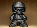 Skeleton Bros #3 – Hood Edition | Totenkopf-Figur mit Hoodie | 3D-gedruckte Urban-Art Skulptur | Handbemalt in Gold-Antik oder Schwarz Fehn-factory.de