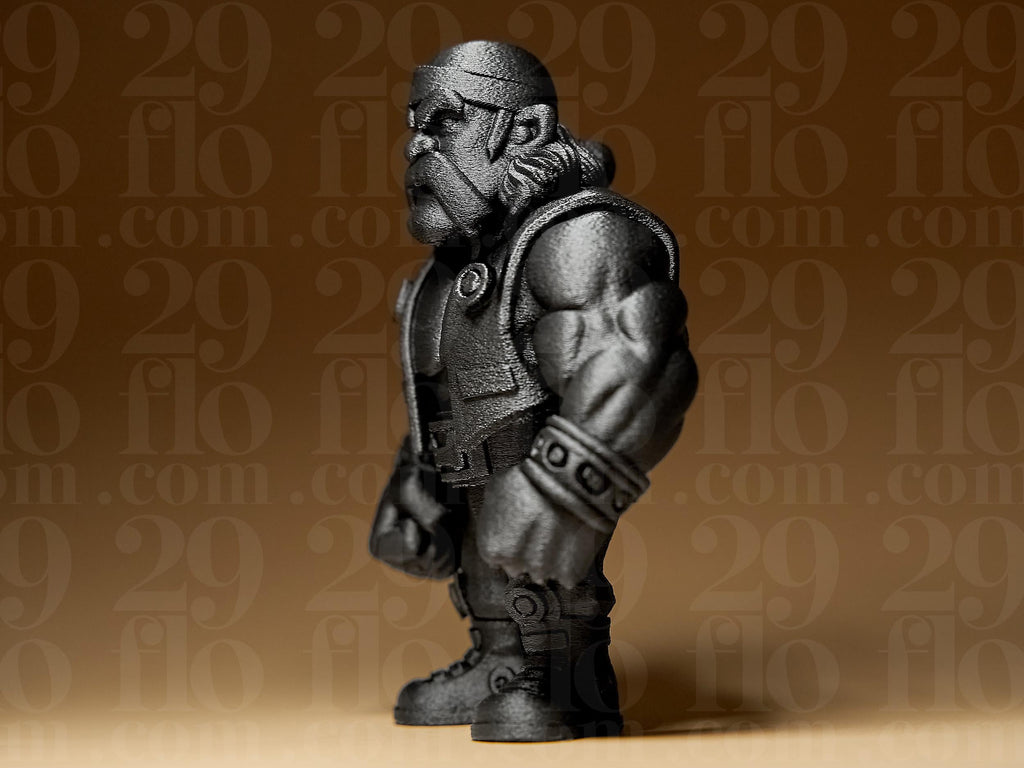 Cartoon Style Miniature | 3D-gedruckte Figur im Comic-Design | Handbemalte Sammlerfigur oder schwarze Variante | Designer-Kunstobjekt Fehn-factory.de