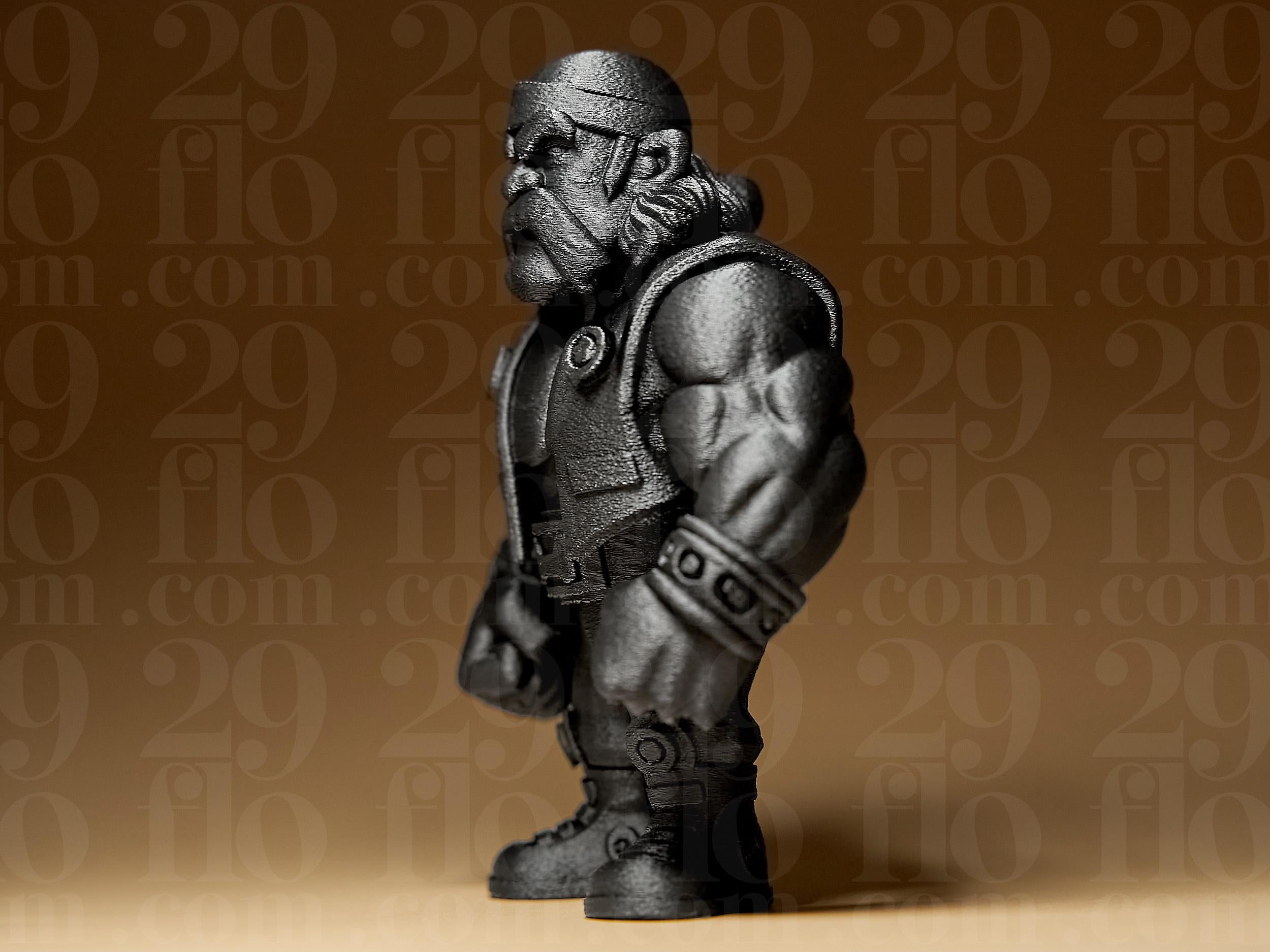 Cartoon Style Miniature | 3D-gedruckte Figur im Comic-Design | Handbemalte Sammlerfigur oder schwarze Variante | Designer-Kunstobjekt Fehn-factory.de