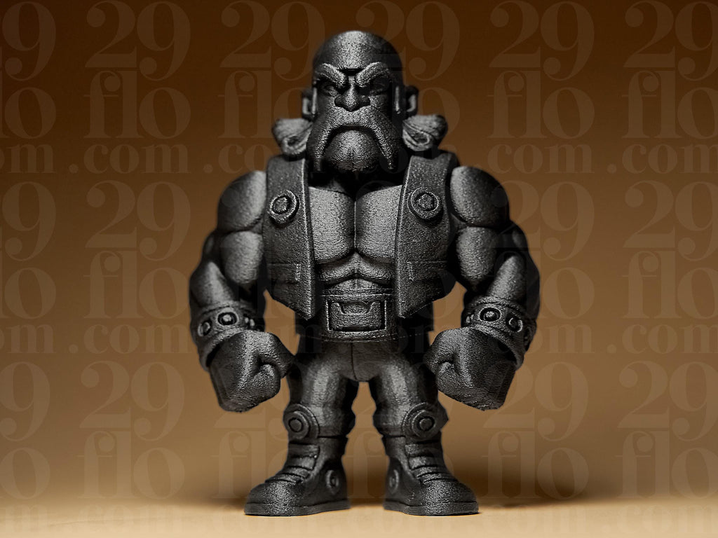 Cartoon Style Miniature | 3D-gedruckte Figur im Comic-Design | Handbemalte Sammlerfigur oder schwarze Variante | Designer-Kunstobjekt Fehn-factory.de