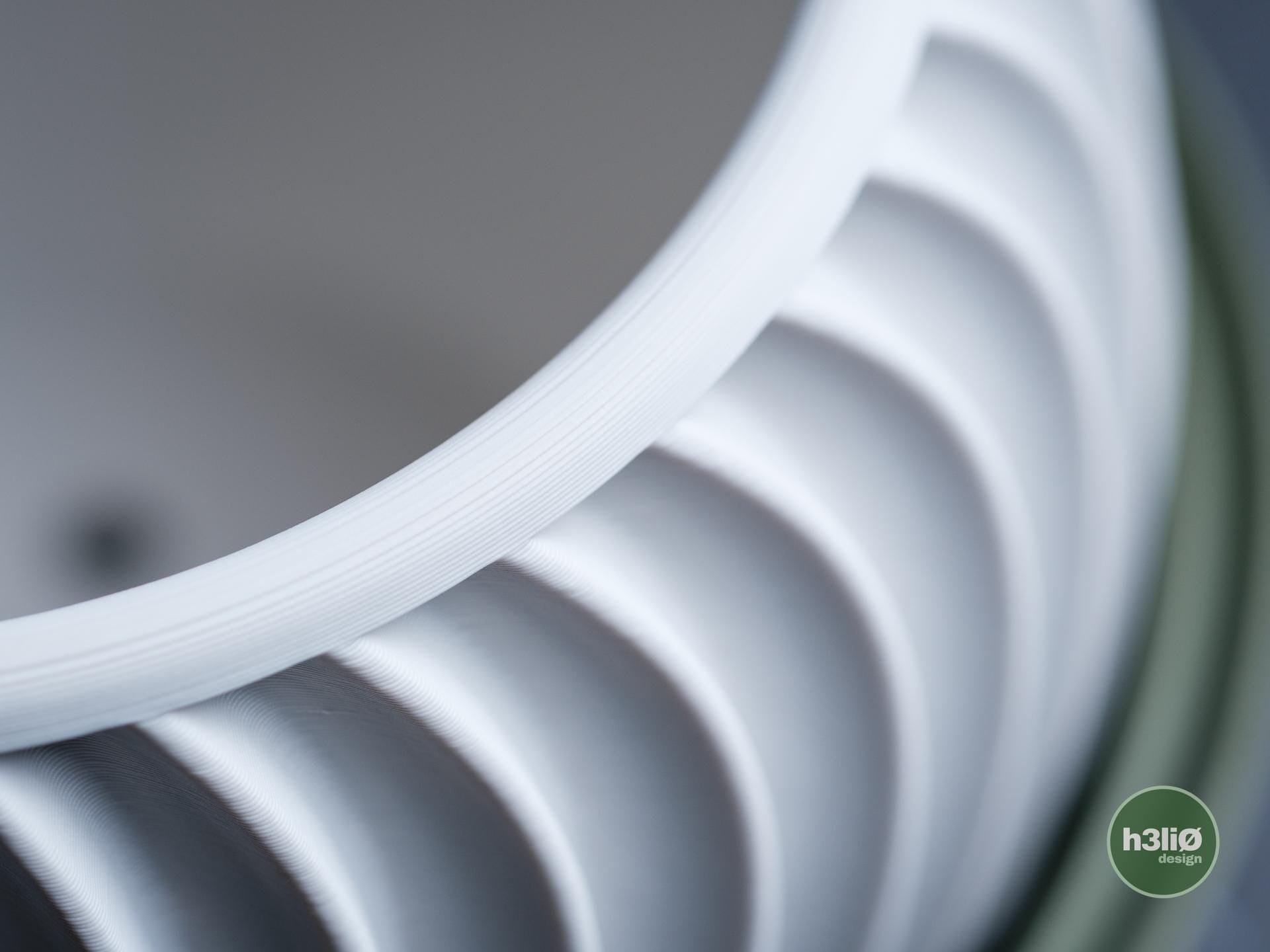 sonar planter | Moderner 3D Druck Blumentopf | Gerillter Übertopf | Design Deko Topf
