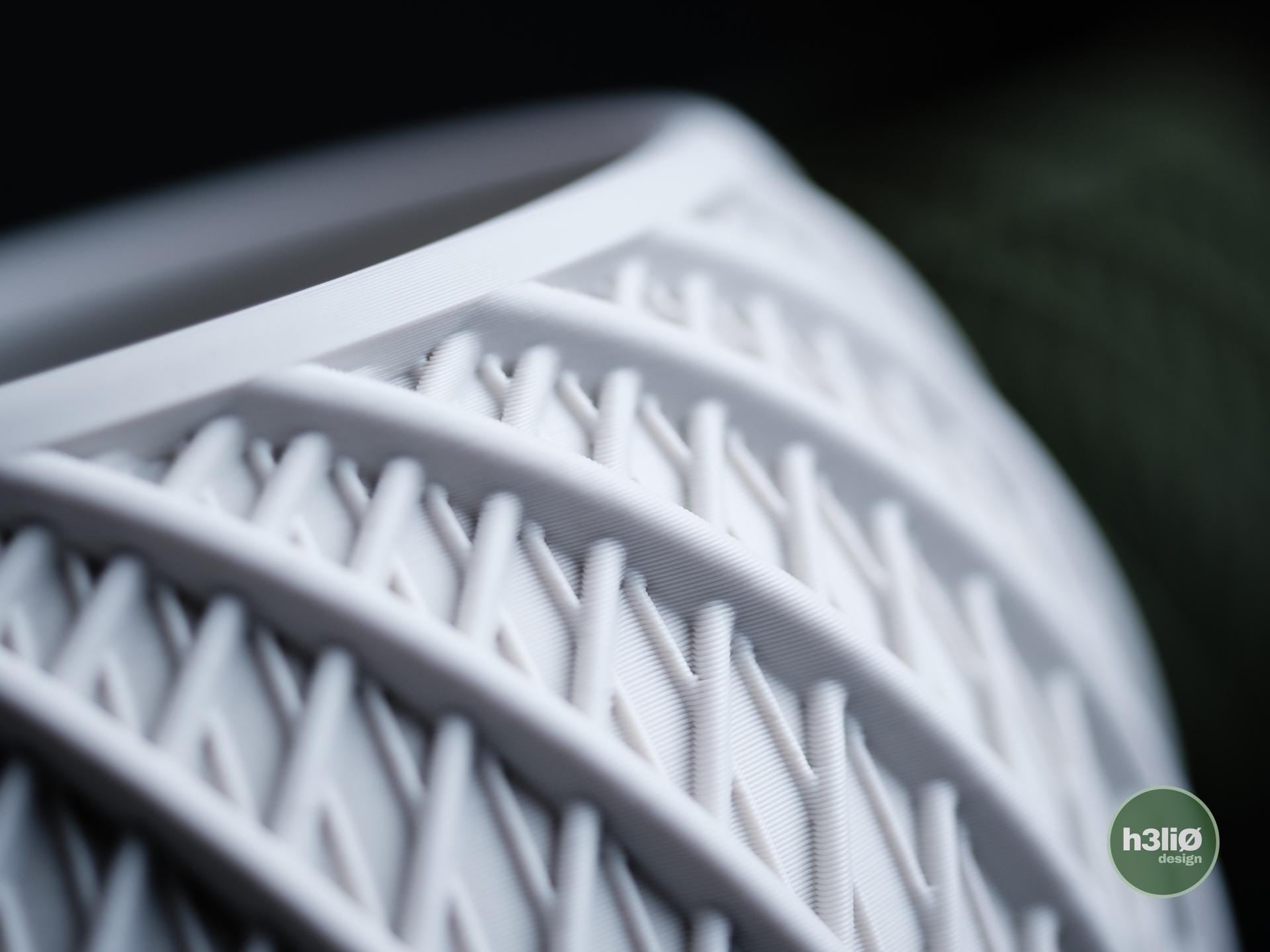 vortex planter | Moderner 3D Druck Blumentopf | Geometrischer Übertopf | Design Deko Topf