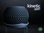 kinetic planter | Moderner 3D Druck Blumentopf | Geometrischer Übertopf | Design Deko Topf