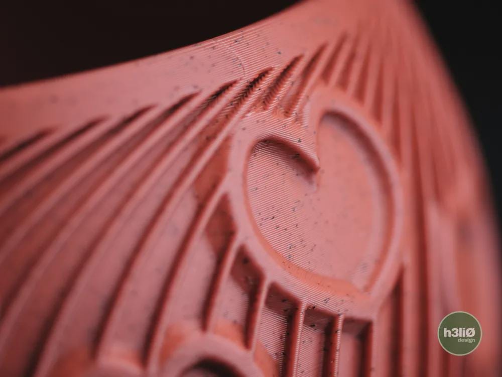 Herz Planter | Moderner Blumentopf | Herz Deko Übertopf | Design Sukkulenten Topf