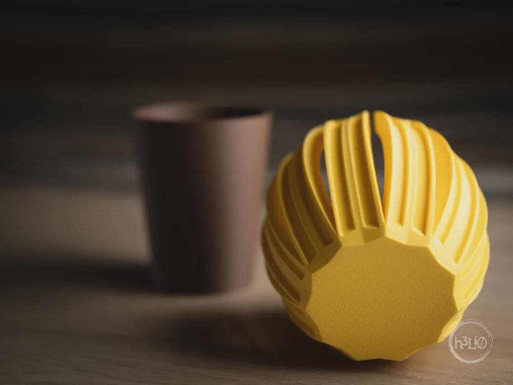 nova planter | Moderner 3D Druck Blumentopf | Minimalistischer Übertopf | Design Deko Topf