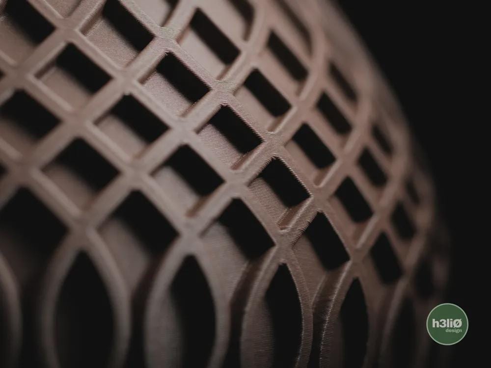 inflect vase | Moderne 3D Druck Vase | Geometrische Blumenvase | Design Deko | Minimalistisch