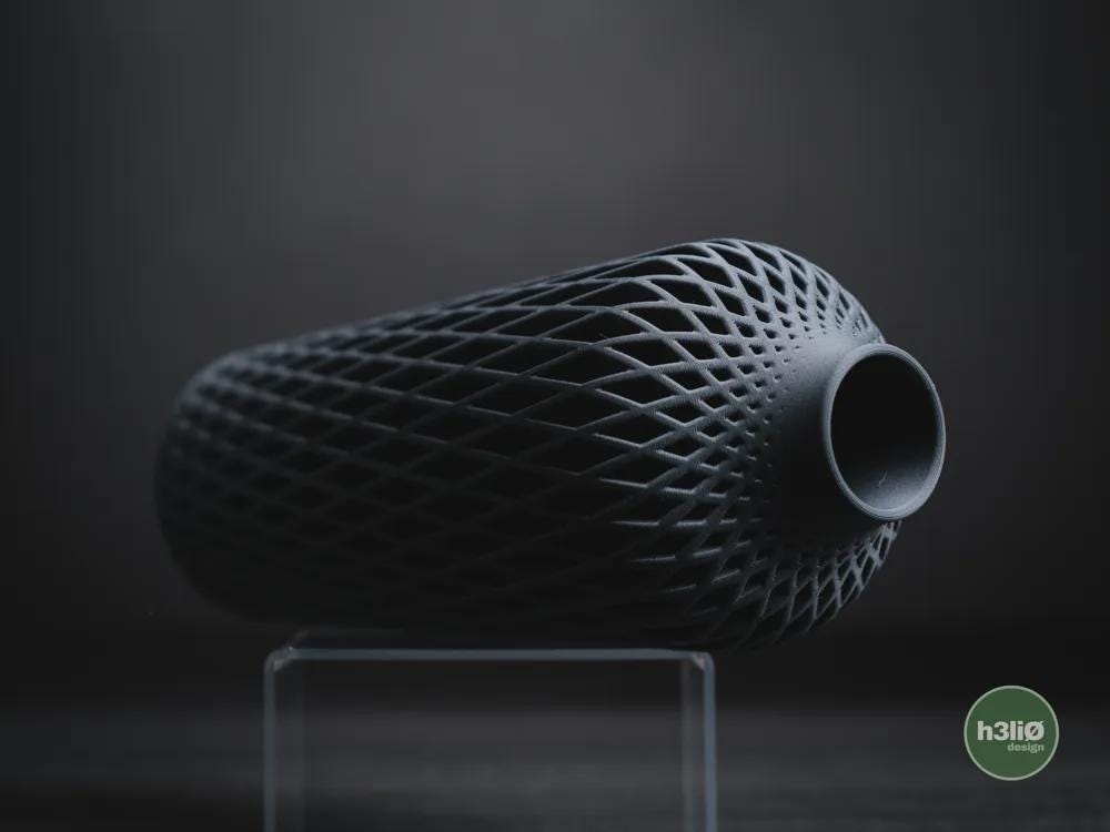 apexis vase | Moderne 3D Druck Vase | Geometrische Blumenvase | Design Deko | Minimalistisch