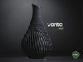 vanta vase | Moderne 3D Druck Vase | Geometrische Blumenvase | Design Deko | Dark Art