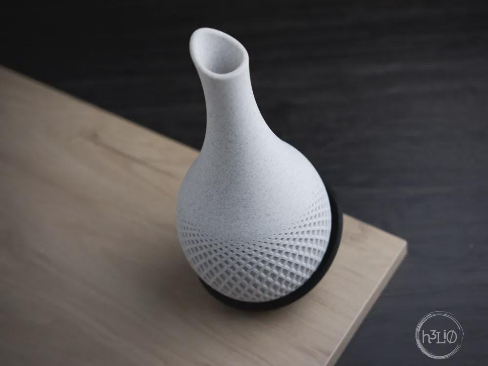 polygon vase | Moderne 3D Druck Vase | Geometrische Blumenvase | Design Deko | Minimalistisch
