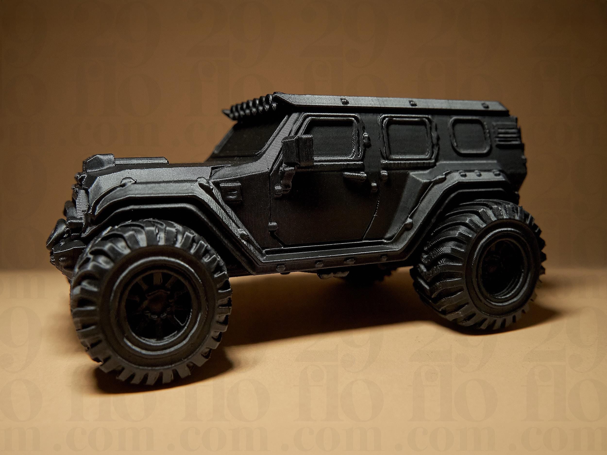 4x4 Off Road Car Model – Black Edition | Modernes Geländewagen-Designobjekt für Sammler und Dekoliebhaber Fehn-factory.de