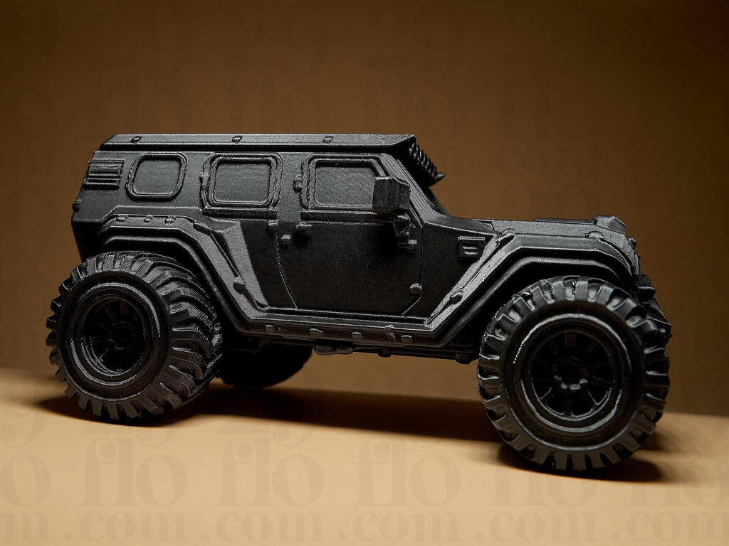 4x4 Off Road Car Model – Black Edition | Modernes Geländewagen-Designobjekt für Sammler und Dekoliebhaber Fehn-factory.de