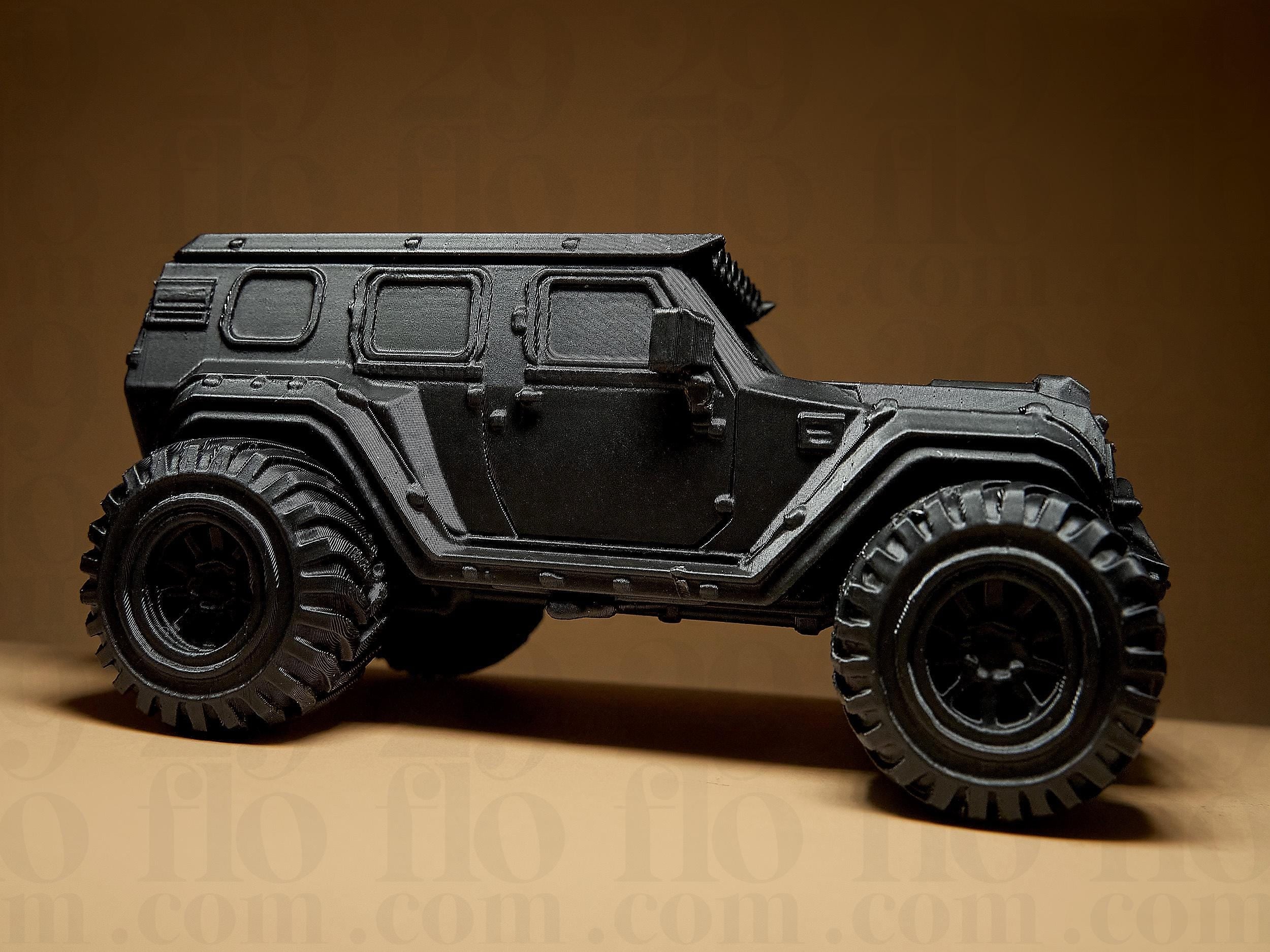 4x4 Off Road Car Model – Black Edition | Modernes Geländewagen-Designobjekt für Sammler und Dekoliebhaber Fehn-factory.de