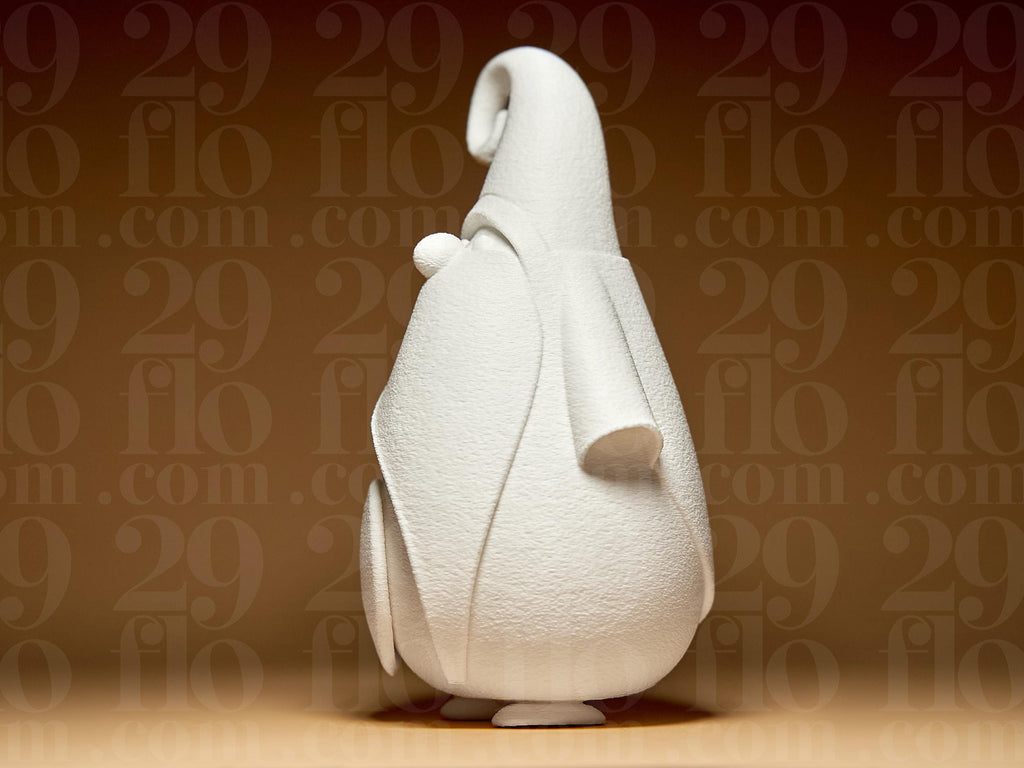 Modern Santa Claus #2 | Minimalistischer Wichtel Figur | Skandinavische Weihnachtsdeko Skulptur