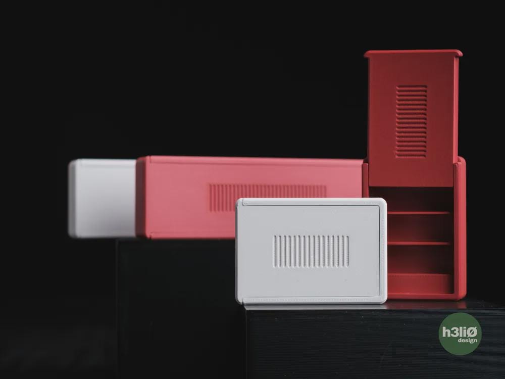 vireo Pillendose | Moderne Medikamentenbox | 3D Druck Pill Box | Minimalistisches Reise Etui