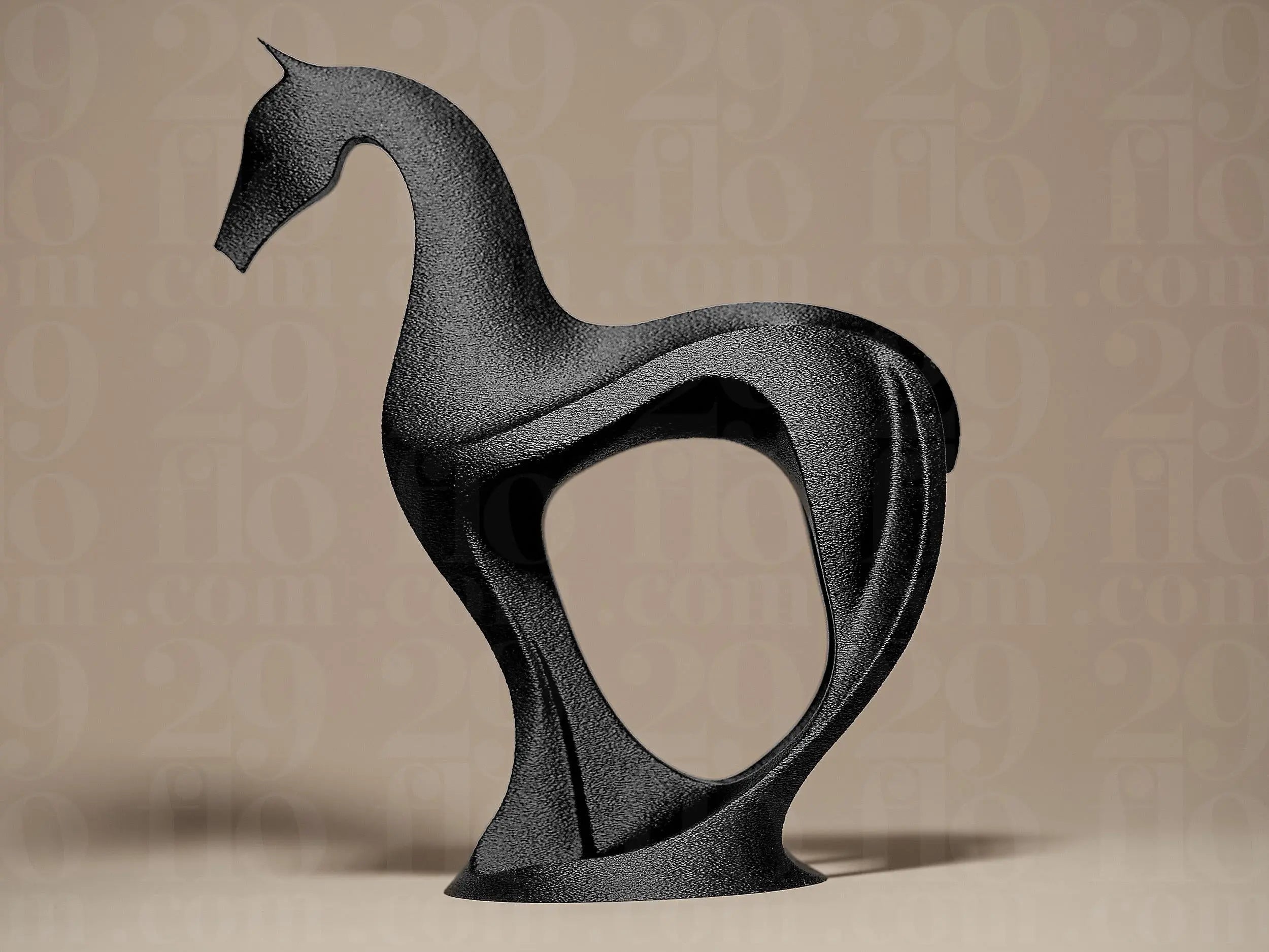 Modern Horse Figurine | Abstrakte Pferdeskulptur | Elegante Dekoration im modernen Design Fehn-factory.de