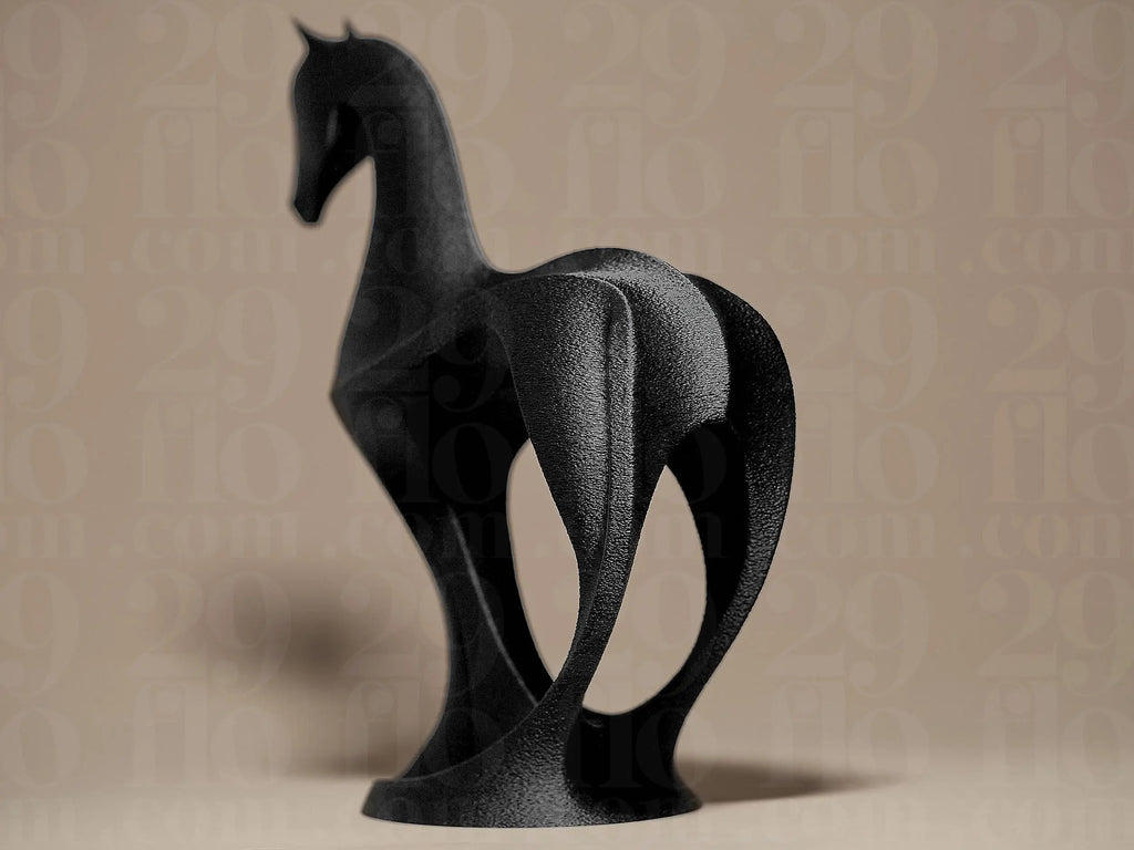 Modern Horse Figurine | Abstrakte Pferdeskulptur | Elegante Dekoration im modernen Design Fehn-factory.de