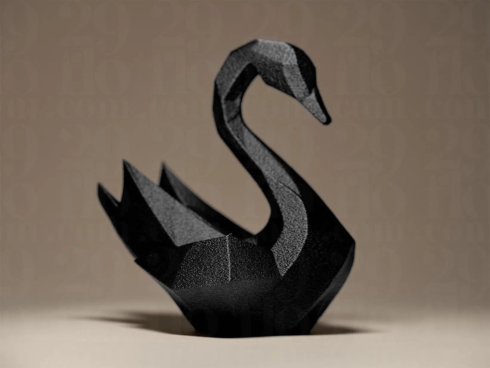 Swan Decor Figurine | Moderner Schwan | Abstrakte Dekofigur in Schwarz oder Weiß Fehn-factory.de