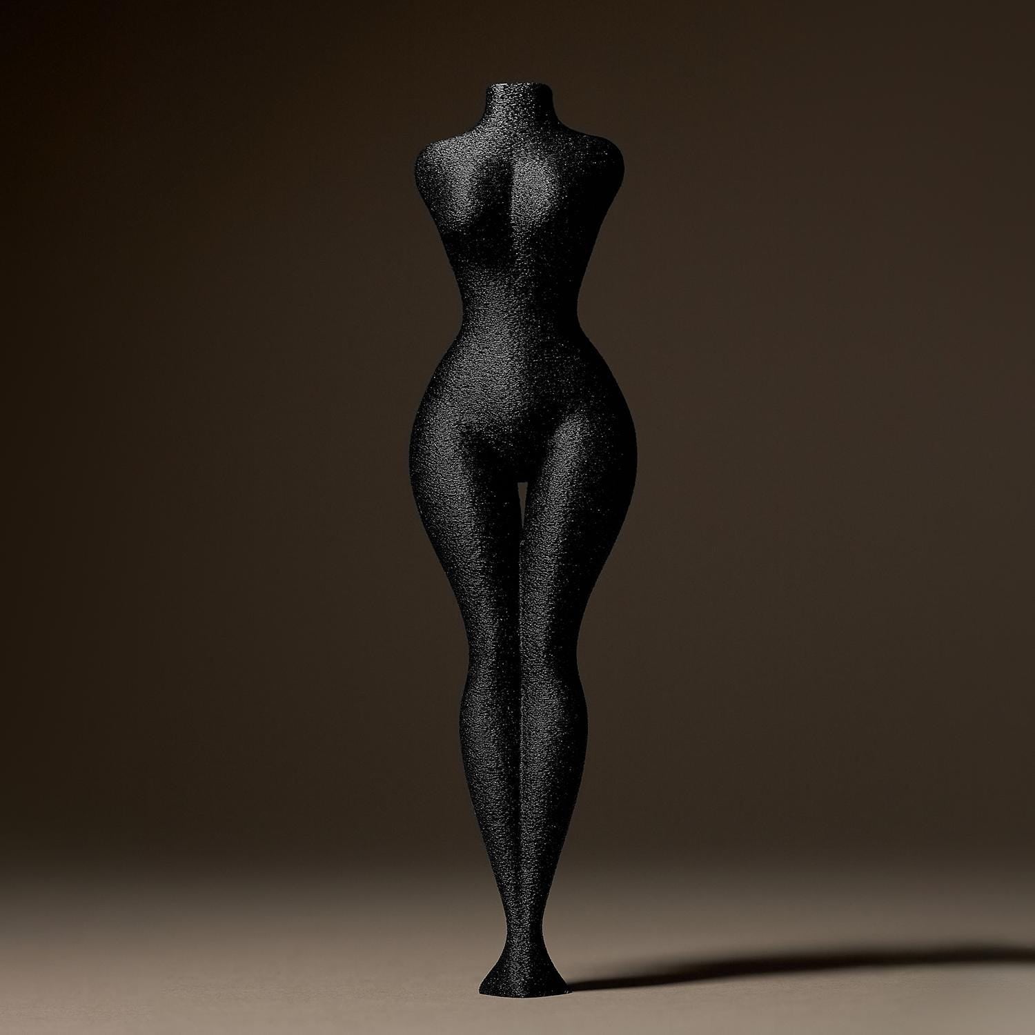 Sensual Woman's Body Sculpture | Weiblicher Körper Torso | Erotik Statue | Dark Art Deko