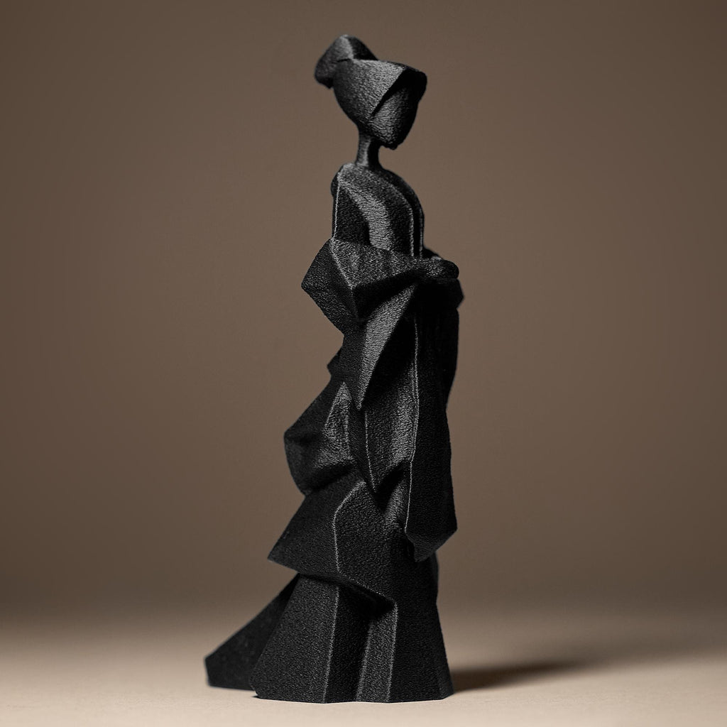 Geisha Decor Statue | Abstrakte Figur | Japanische Kunst Skulptur | Dark Art Kollektion