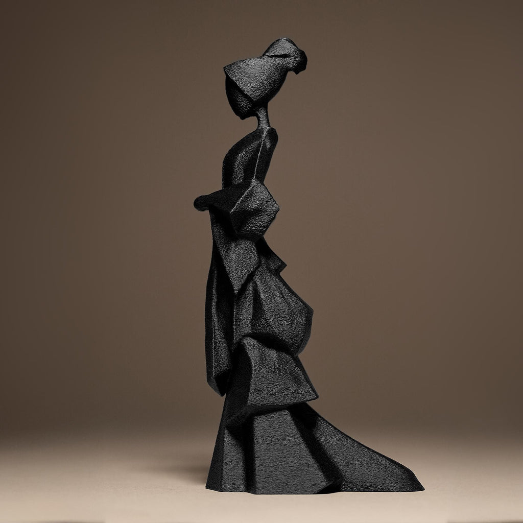 Geisha Decor Statue | Abstrakte Figur | Japanische Kunst Skulptur | Dark Art Kollektion