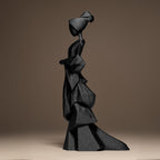 Geisha Decor Statue | Abstrakte Figur | Japanische Kunst Skulptur | Dark Art Kollektion