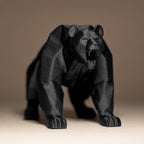 Bear Decor Statue | Bär Figur Skulptur | Low Poly Waldtier | Dark Art Deko